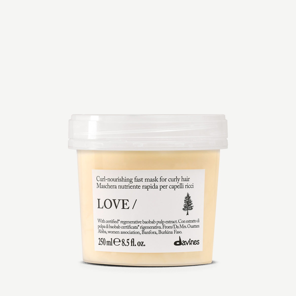 LOVE CURL maska cirtu pastiprināšanai